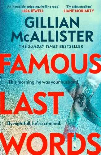 Book cover of Famous Last Words by Gillian McAllister