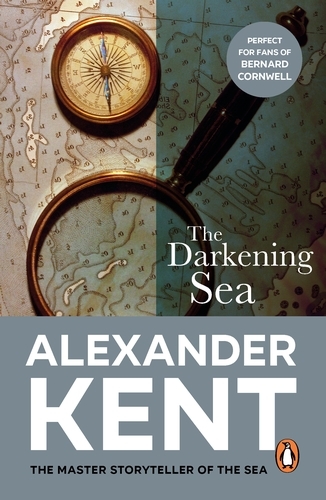 Book cover of The Darkening Sea by Alexander Kent