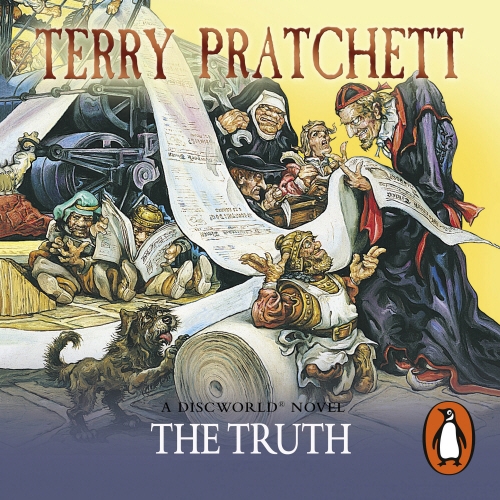 Book cover of The Truth by Terry Pratchett