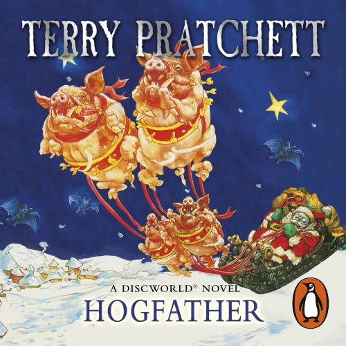 Book cover of Hogfather by Terry Pratchett