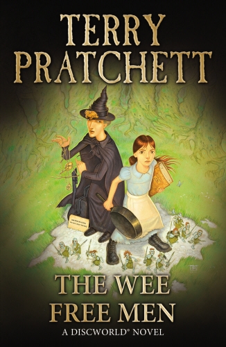 Book cover of The Wee Free Men by Terry Pratchett