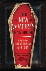 Book cover of The New Vampire's Handbook by The Vampire Miles Proctor