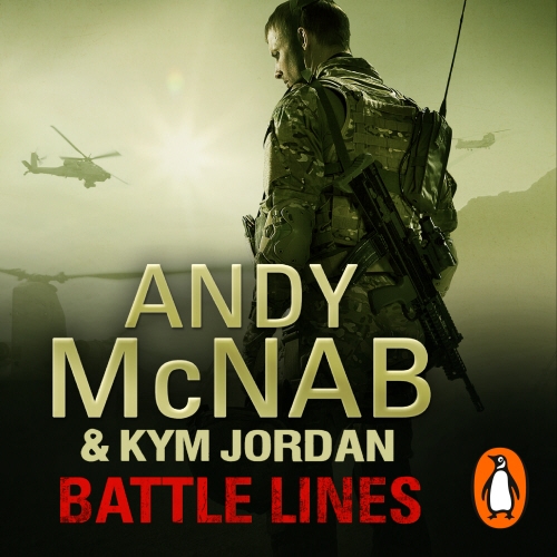 Book cover of Battle Lines by Andy McNab, Kym Jordan