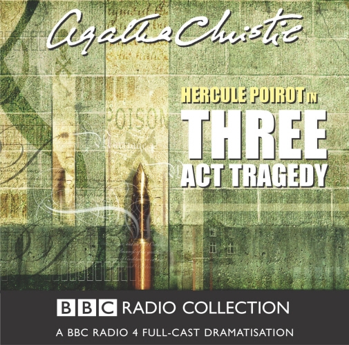 Book cover of Three Act Tragedy by Agatha Christie