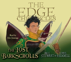 Book cover of The Lost Barkscrolls by Paul Stewart, Chris Riddell
