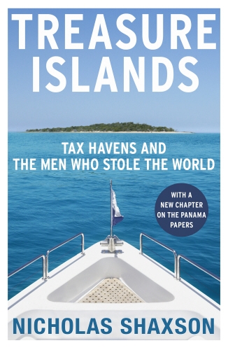 Book cover of Treasure Islands by Nicholas Shaxson