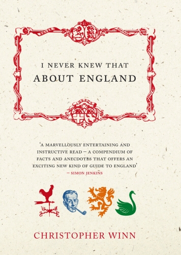Book cover of I Never Knew That About England by Christopher Winn
