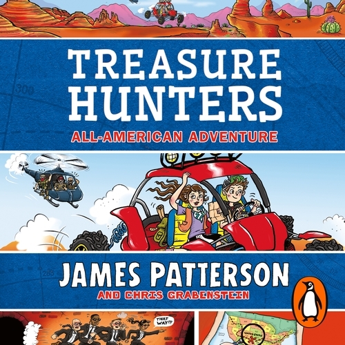 Book cover of Treasure Hunters: All-American Adventure by James Patterson