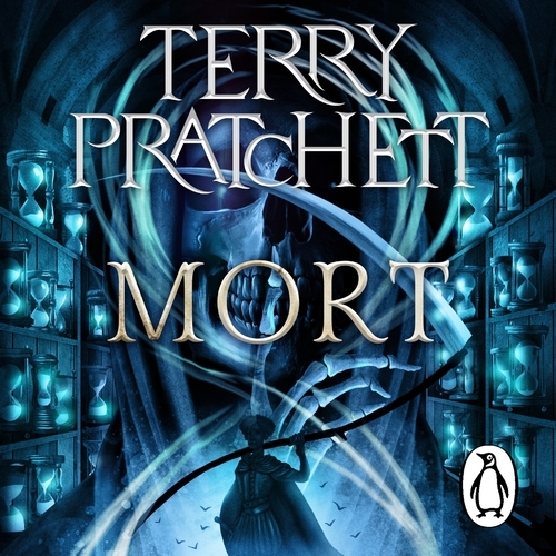 Book cover of Mort by Terry Pratchett