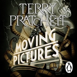 Book cover of Moving Pictures by Terry Pratchett