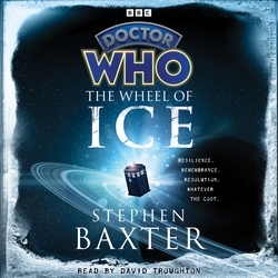 Book cover of Doctor Who: The Wheel of Ice by Stephen Baxter