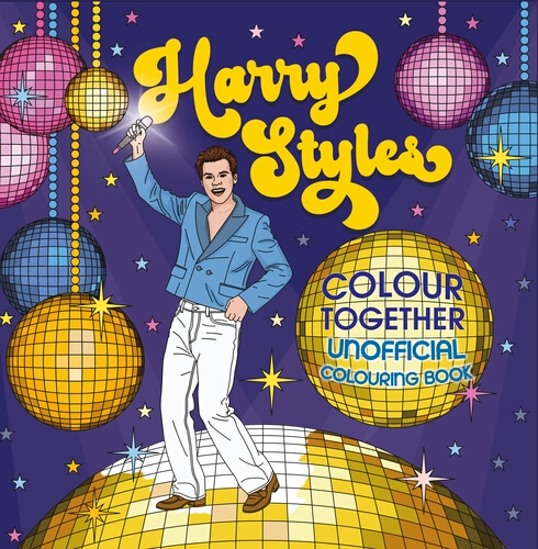 Book cover of Harry Styles Colouring Book by Townhouse