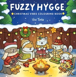 Book cover of Fuzzy Hygge: Christmas Vibes by Vivi Tinta