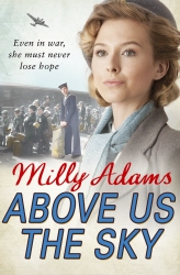 Book cover of Above Us The Sky by Milly Adams