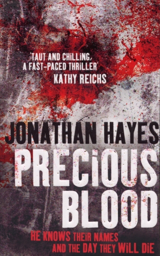 Book cover of Precious Blood by Jonathan Hayes