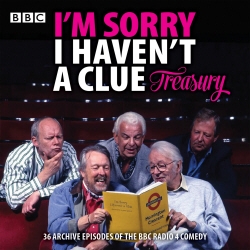 Book cover of I'm Sorry I Haven't a Clue Treasury by BBC Radio Comedy