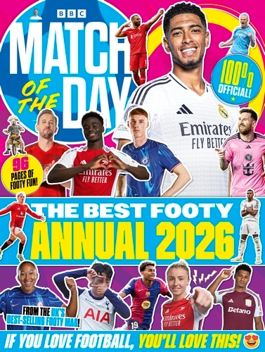 Book cover of Match of the Day Annual 2026 by Match of the Day Magazine
