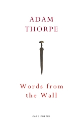 Book cover of Words From the Wall by Adam Thorpe