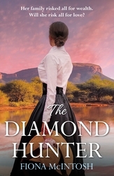 Book cover of The Diamond Hunter by Fiona McIntosh