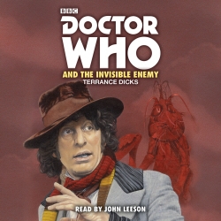 Book cover of Doctor Who and the Invisible Enemy by Terrance Dicks