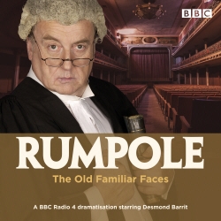 Book cover of Rumpole and the Old Familiar Faces by John Mortimer