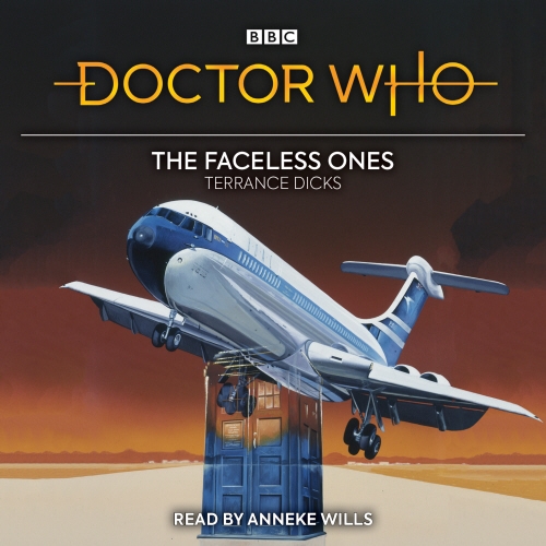 Book cover of Doctor Who: The Faceless Ones by Terrance Dicks