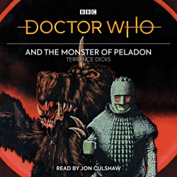 Book cover of Doctor Who and the Monster of Peladon by Terrance Dicks