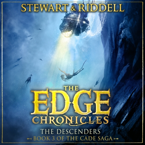 Book cover of The Edge Chronicles 13: The Descenders by Paul Stewart, Chris Riddell