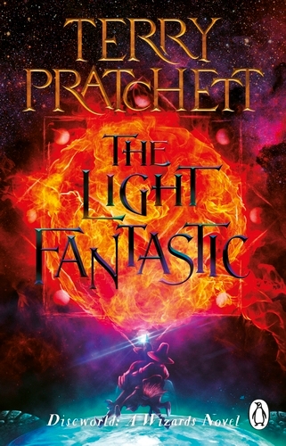 Book cover of The Light Fantastic by Terry Pratchett