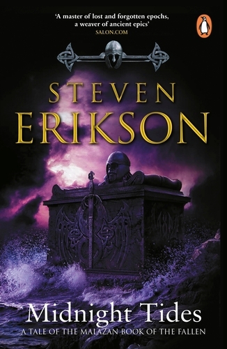 Book cover of Midnight Tides by Steven Erikson