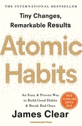 Book cover of Atomic Habits by James Clear