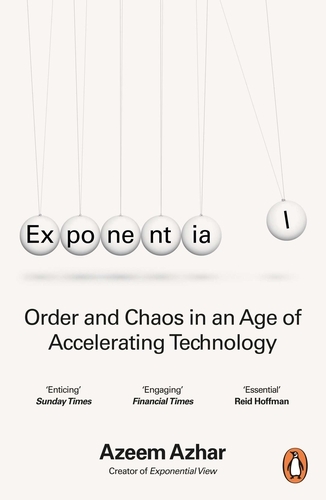 Book cover of Exponential by Azeem Azhar