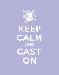 Book cover of Keep Calm Cast On by Erika Knight