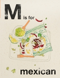 Book cover of Alphabet Cooking: M is for Mexican by Quadrille