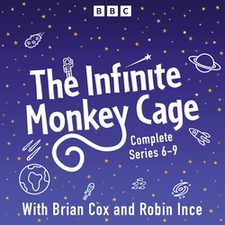 Book cover of The Infinite Monkey Cage by Brian Cox, Robin Ince