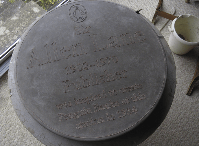 Jim Stoddart, Penguin Press Art Director, on designing Sir Allen Lane’s plaque