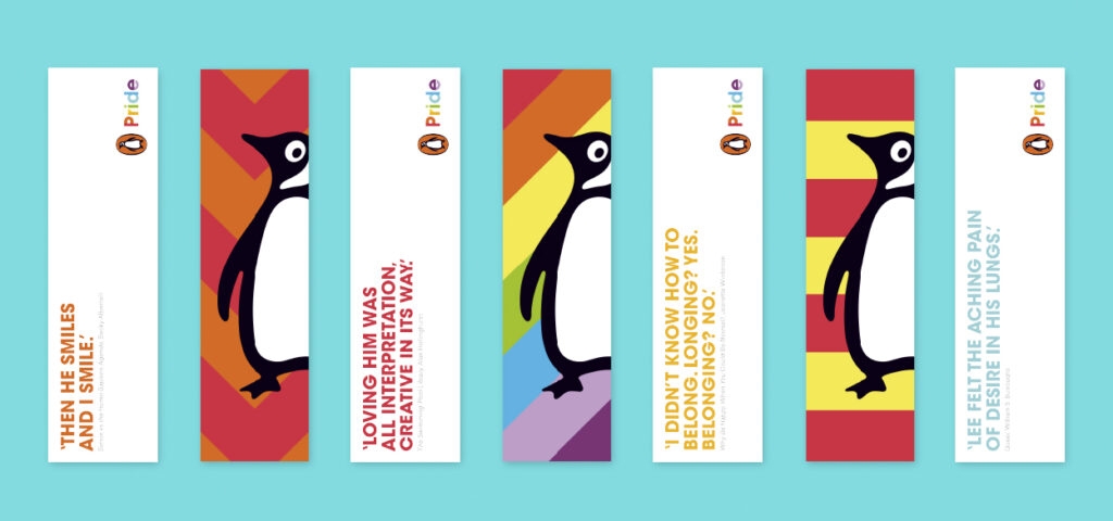 Download and print your own Penguin Pride bookmarks