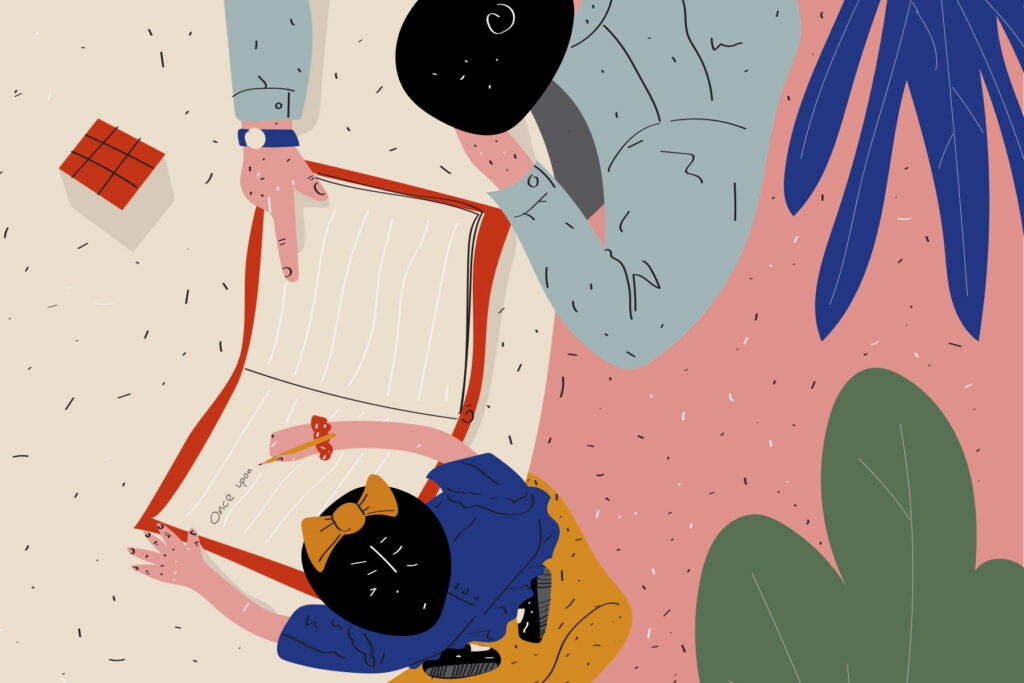 Writing stories gives children a sense not only of what they can do as writers, but also what they can do in the world.
