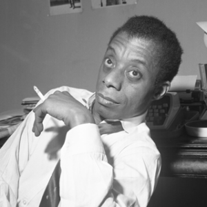 Photo of author James Baldwin