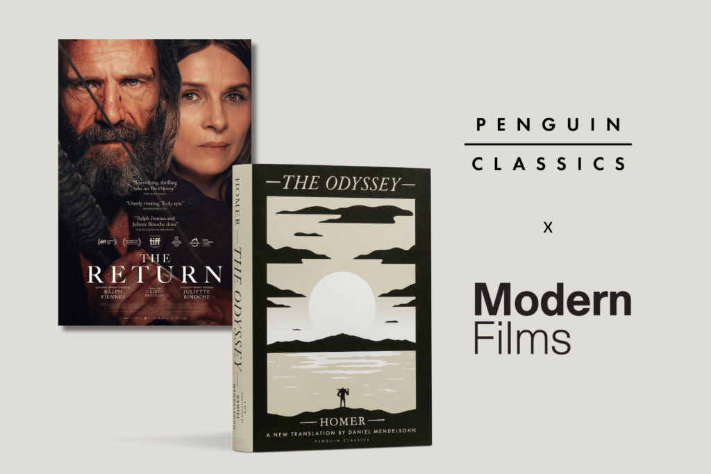 The Return movie poster and The Odyssey book jacket