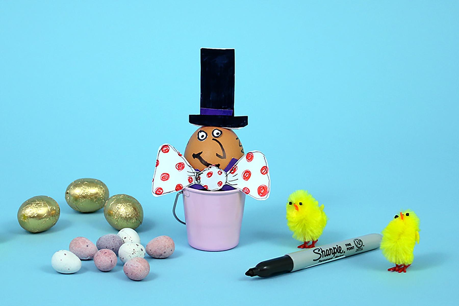 Paint your own Willy Wonka Easter egg