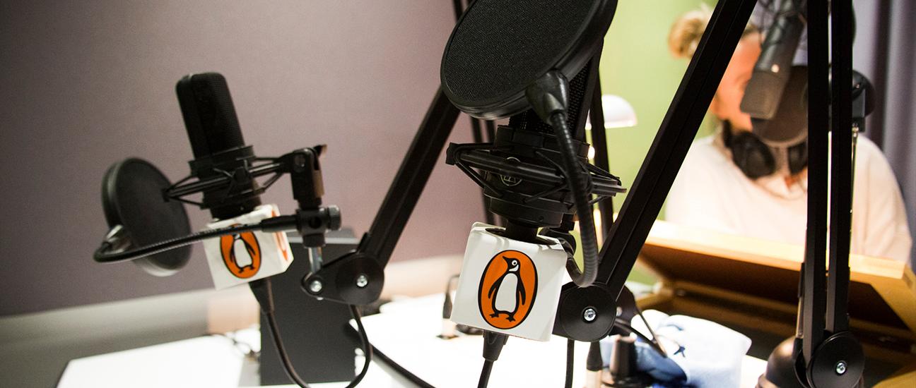 Podcast studio at Penguin Random House