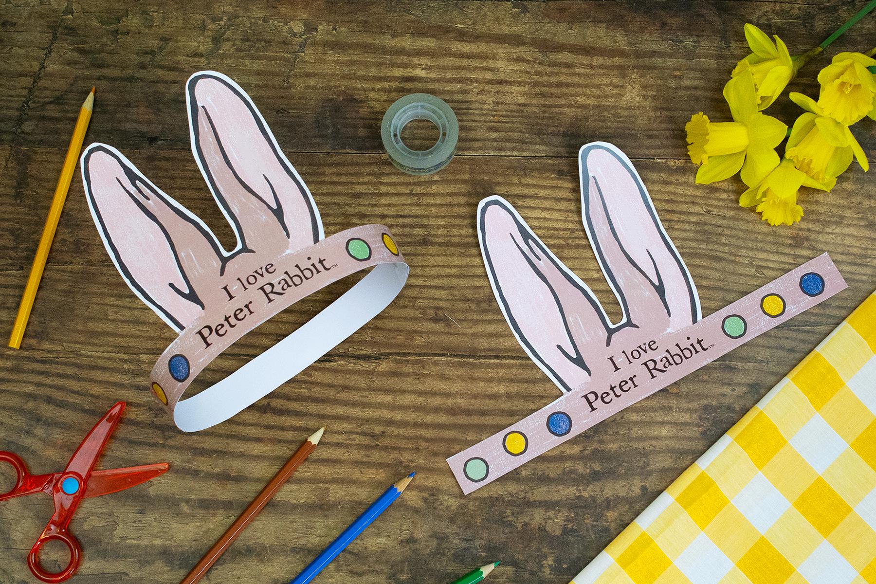 Make your own Peter Rabbit bunny ears