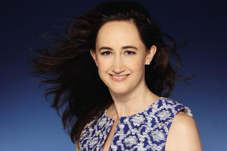 Sophie Kinsella in 2015. Photo by John Swannell.