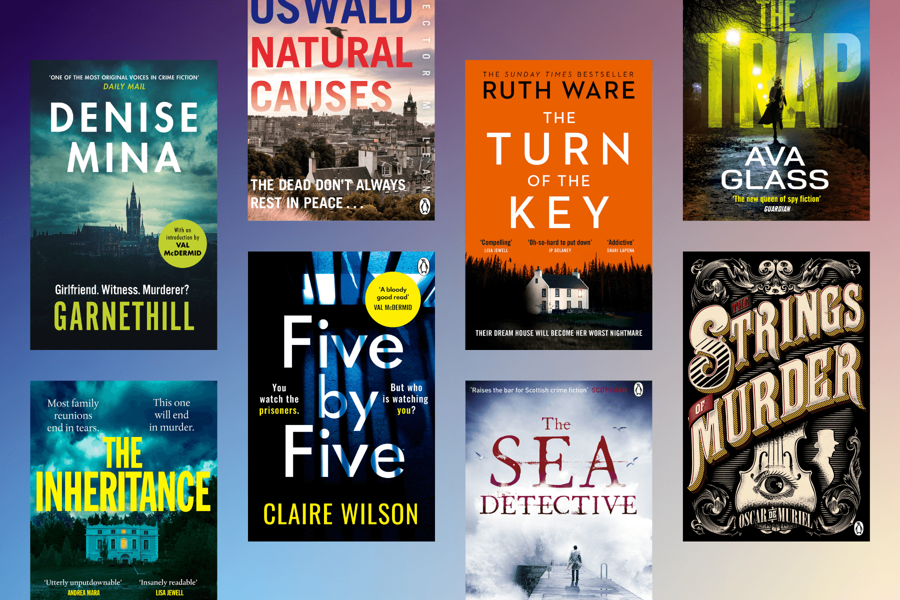 18 top crime novels set in Scotland
