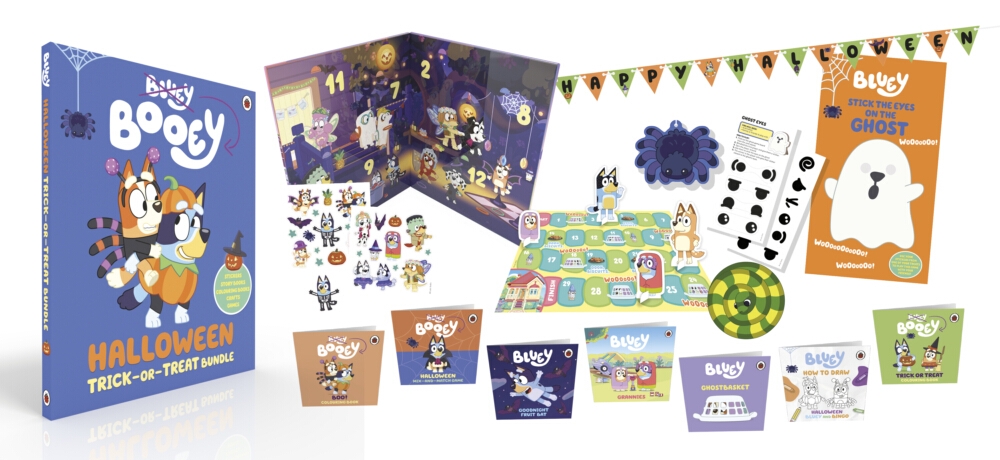 Book cover of Bluey: Halloween Trick-or-Treat Bundle by Bluey