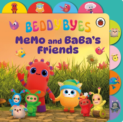 Book cover of BeddyByes: MeMo and BaBa's Friends: A Tabbed Board Book by BeddyByes