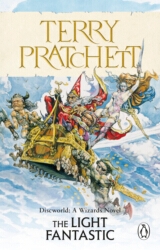 Book cover of The Light Fantastic by Terry Pratchett