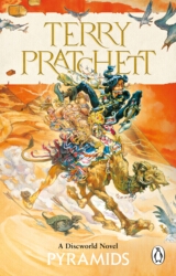 Book cover of Pyramids by Terry Pratchett