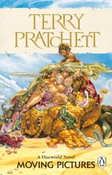 Book cover of Moving Pictures by Terry Pratchett